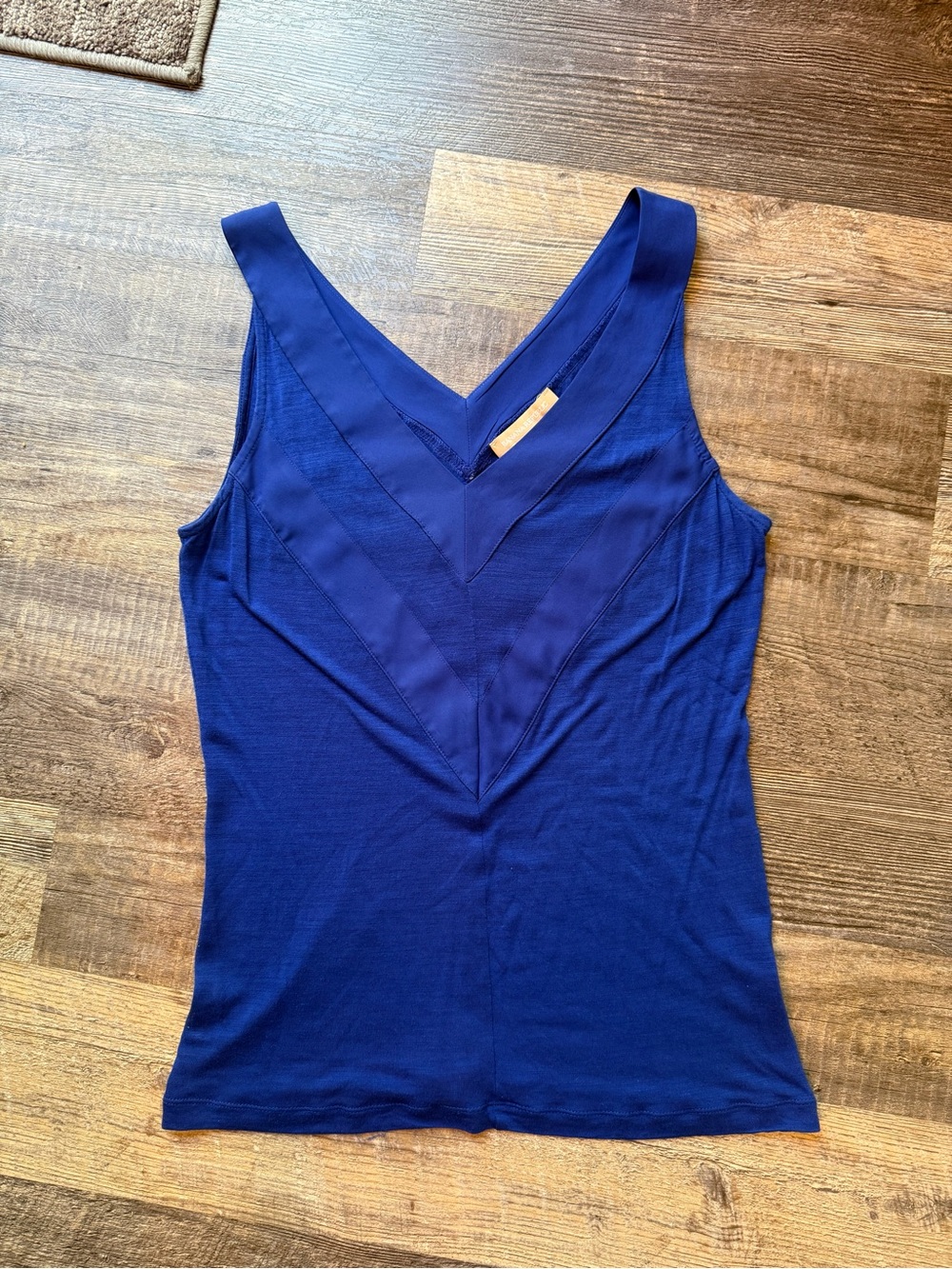 Banana Republic Royal Blue V-Neck Sleeveless Tank